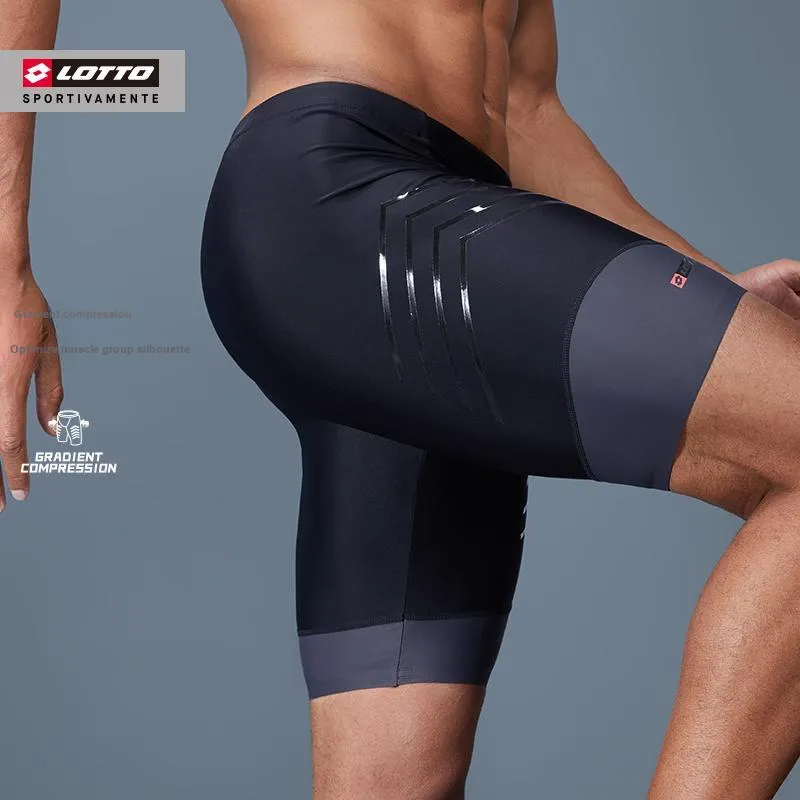 LOTTO Swimming Shorts Men's Black Gray Color-2