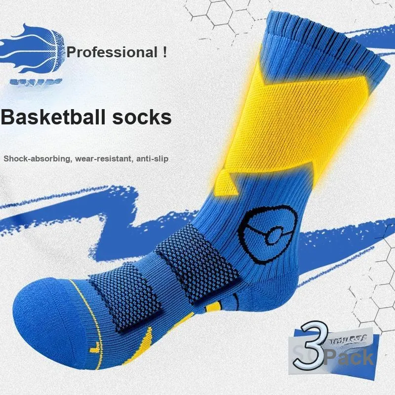 BENQU Basketball Socks Unisex 3 Pack-36