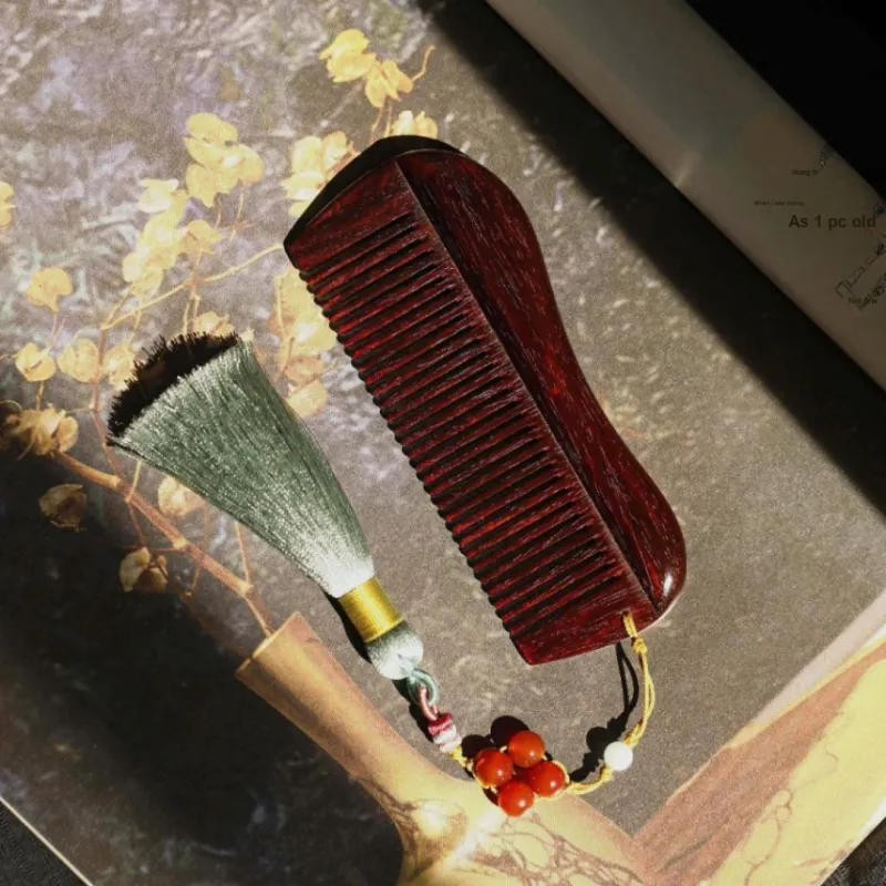 FANGYUANXIAOFU Rosewood Wooden Comb Women's-6