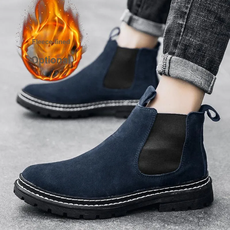 Bull Charm Short Chelsea Boots Men's-25