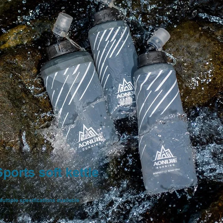 AONIJIE Outdoor Water Equipment 250ml 420ml 500ml Silicone TPU PP-2