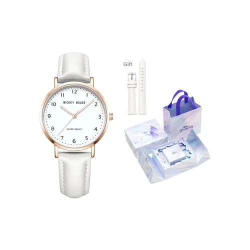 Disney Кварцевый механизм Женские часы Белый циферблат