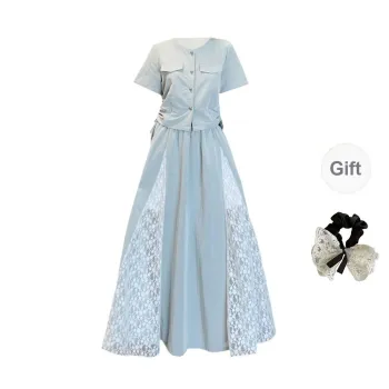 PAVEA Two Piece Skirt Sets Women's