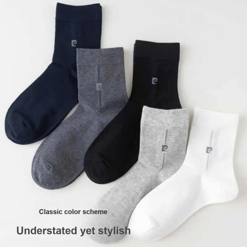 PIERRE CARDIN Mid Calf Socks Men's Box 5 Pack-6