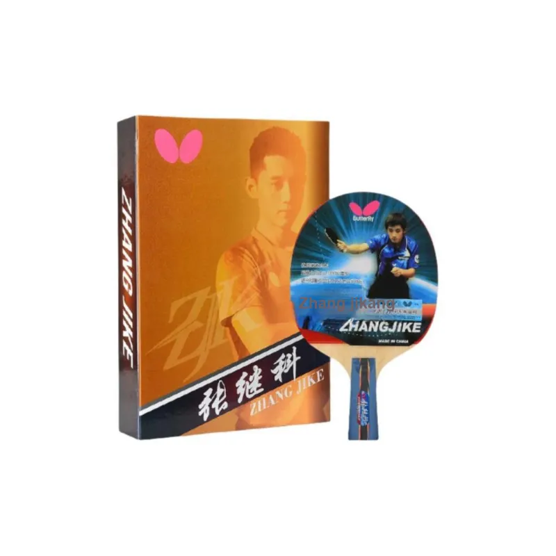 Butterfly Ping Pong Paddles Unisex All Wood With Carbon Fiber Black/Red-1