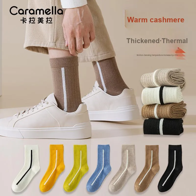 Caramella Mid Calf Socks Men's 4 Pack-2