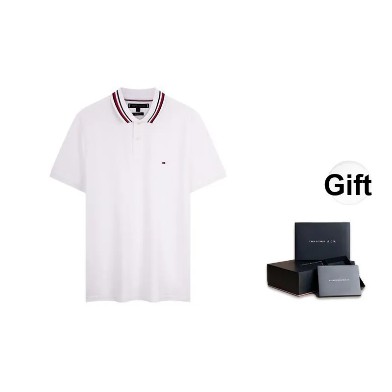Tommy Hilfiger Logo embroidered Polo Shirt-17
