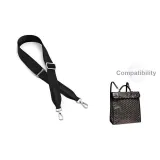 Black Adjustable 88.5-135cm 1 Pack (Convertible to Crossbody)
