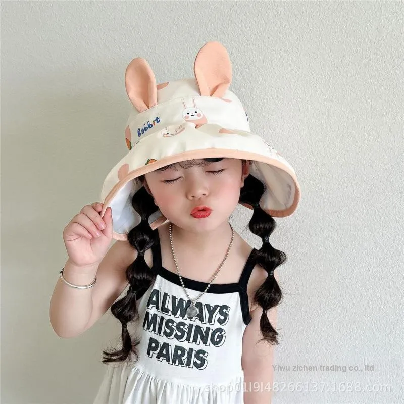 Fishing For Bears Polyester Sun Protection Hats Kids'-3