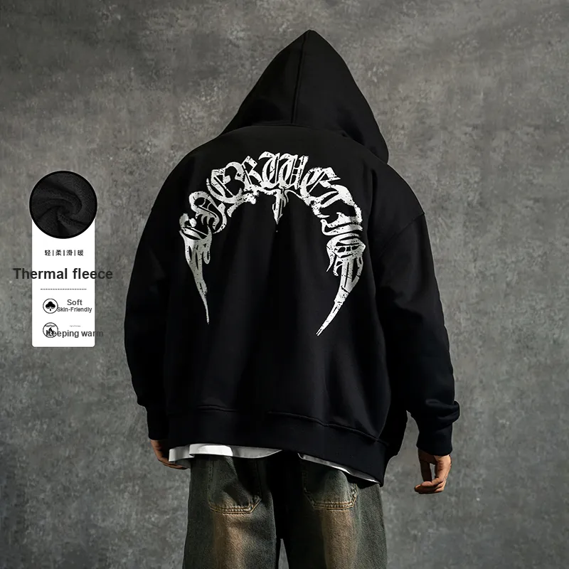 LUJIAMEN Sweatshirt Unisex Black-2
