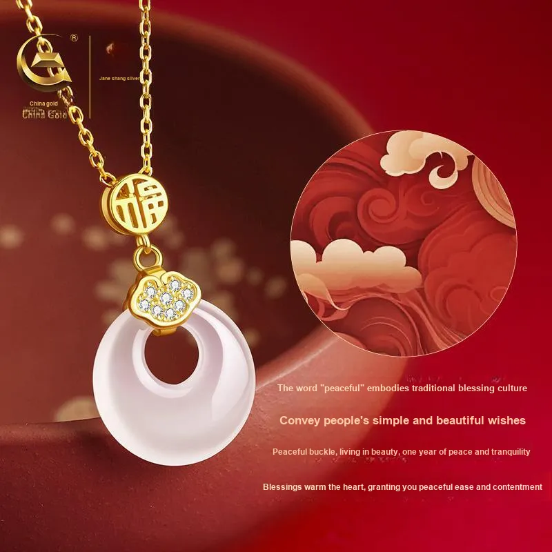 ZSY Chalcedony Jade Necklaces Women's-1
