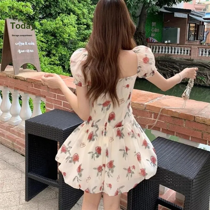 Si Bei'er Short Sleeved Dress Women's-5