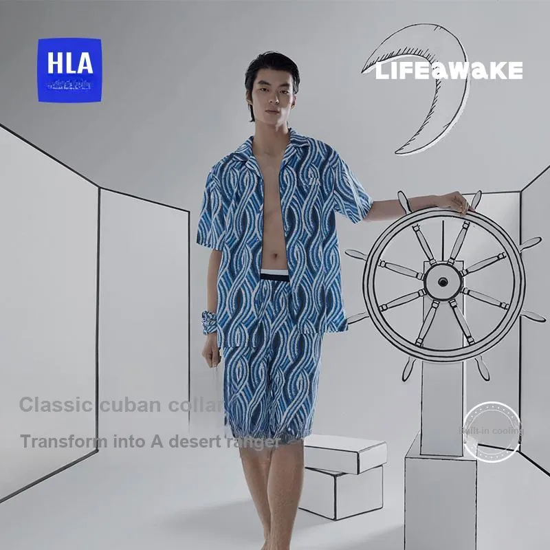 HLA Men Pajama Sets-7