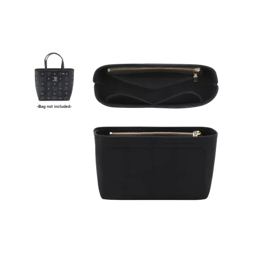 Jingxi Felt Mini Basket Bag Mini Toni Visetos Medium Size Bag Storage Pouch Merch Pouch Women's Black