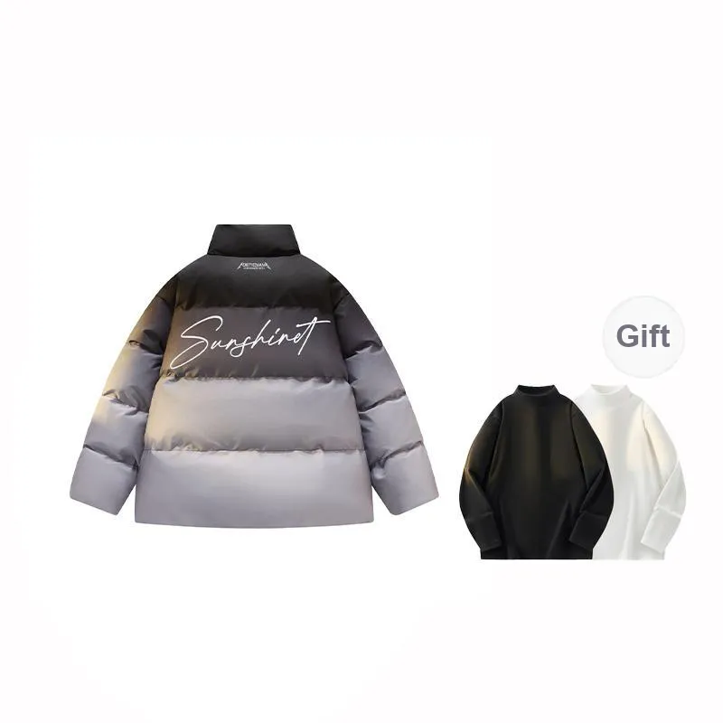 YAYA Down Jacket Unisex Pink White-28
