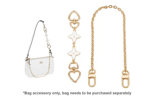 Lan Bao Fan Alloy Metal Bag Accessories Women's Gold Tone