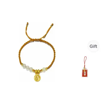 LUXLINE Bracelets Pale Greenish White Jade Women's