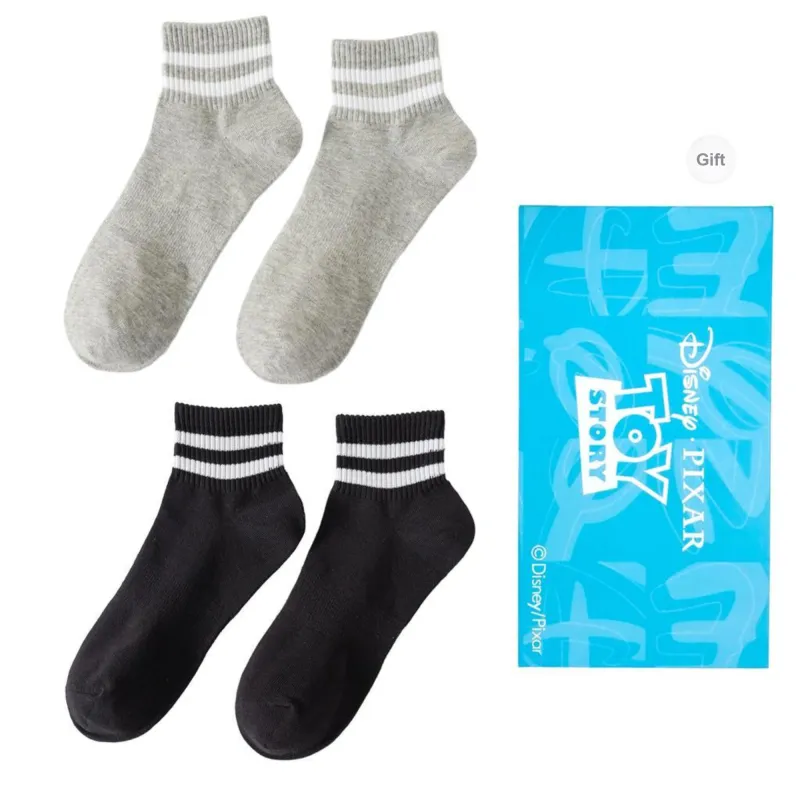 Disney Ankle Socks Unisex Shopping Bag Combo Set-9
