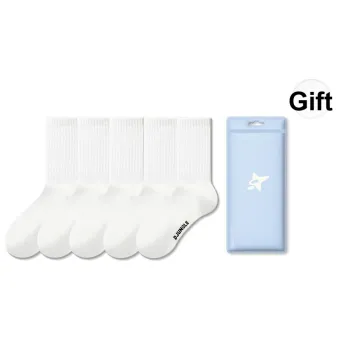 DJUNGLE Mid Calf Socks Unisex 5 Pack
