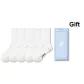 Pure White Crew Socks