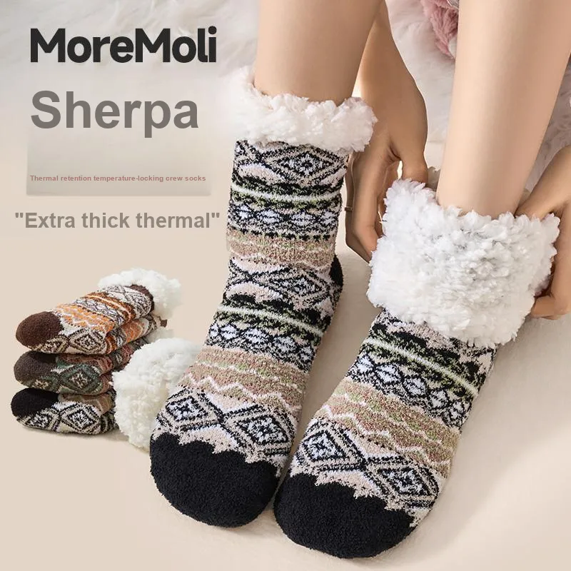 Moremoli Mid Calf Socks Women's Shopping Bag 2 Pack-1