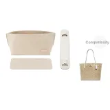 Ecru Three-Piece Set (Old Version Shoulder Strap Pad+Liner+Bottom Pad)