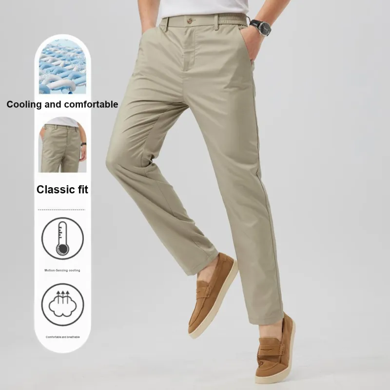 Red bean Casual Pants Men-14