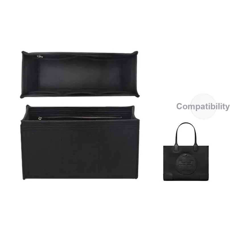 Jingxi Felt Tory Burch Small Medium Bag With Storage Interior Pocket Bag Accessory Bag Insert Women's