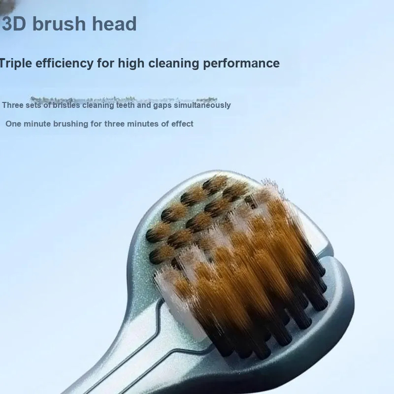 Paul dent Three Sided Surrounding Adults Toothbrushes Cleaning Set Of 2-2