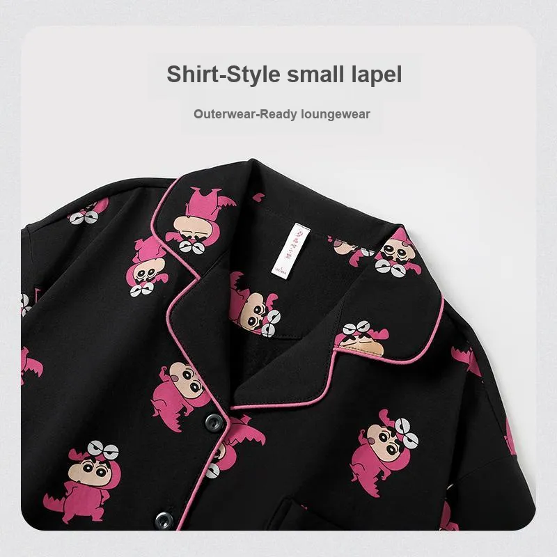 Gongdie x LABIXIAOXIN,LIANMINGKUAN Pajama Set Women's Gift Box Set Black-2