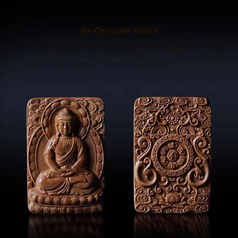 DALONG Old Mountain Sandalwood Pendants Unisex-5