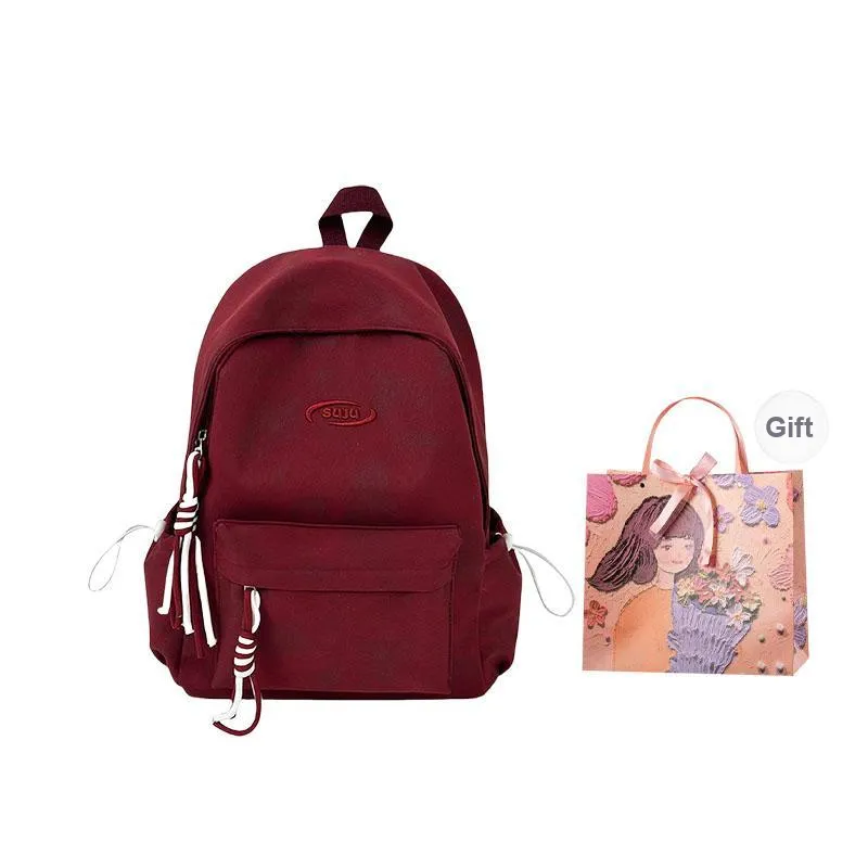 PARK DANCE Nylon Backpack Regular Unisex Multicolor-6