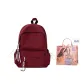 Burgundy+Pendant+Shopping Bag