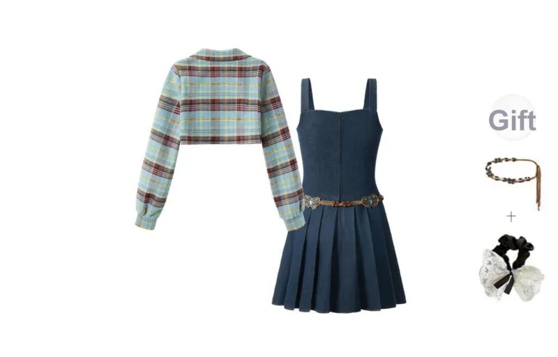 PAVEA Two Piece Skirt Sets Women's-1