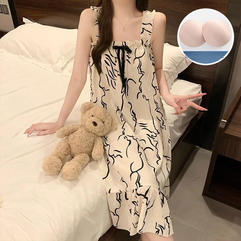 Ta Yan Nightgown Women's Apricot-1