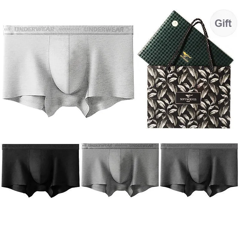 SEPTWOLVES Underwear Gift Box Men's 4 Piece Gift Box Sets-16