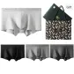 Wide Waistband 4 Pack Box Included (Carbon Heather Gray+Medium Heather Gray+Light Gray+Black)