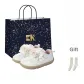 White Bowknot (Shopping Bag-Comes with Socks)