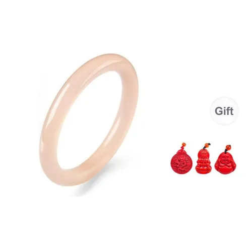 MUGONGZI Natural Colored Glaze Jade Bangles Women's