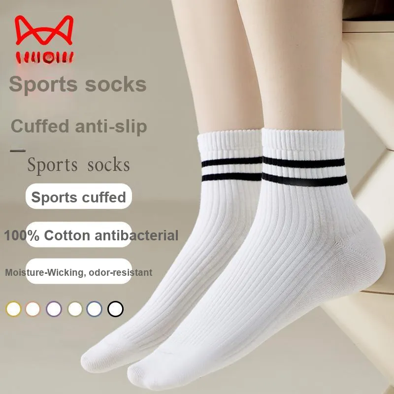 MIIOW Mid-Calf Socks Women's 5 Pack-1