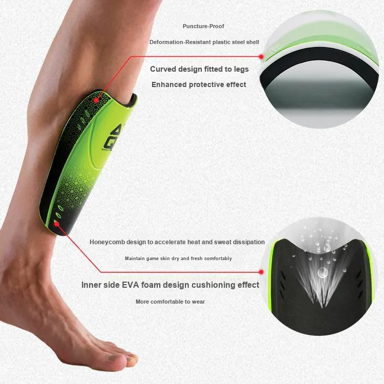 AQ Soccer Shin Guards Polypropylene EVA Calcium Carbonate Kids' Impact-Resistant-5