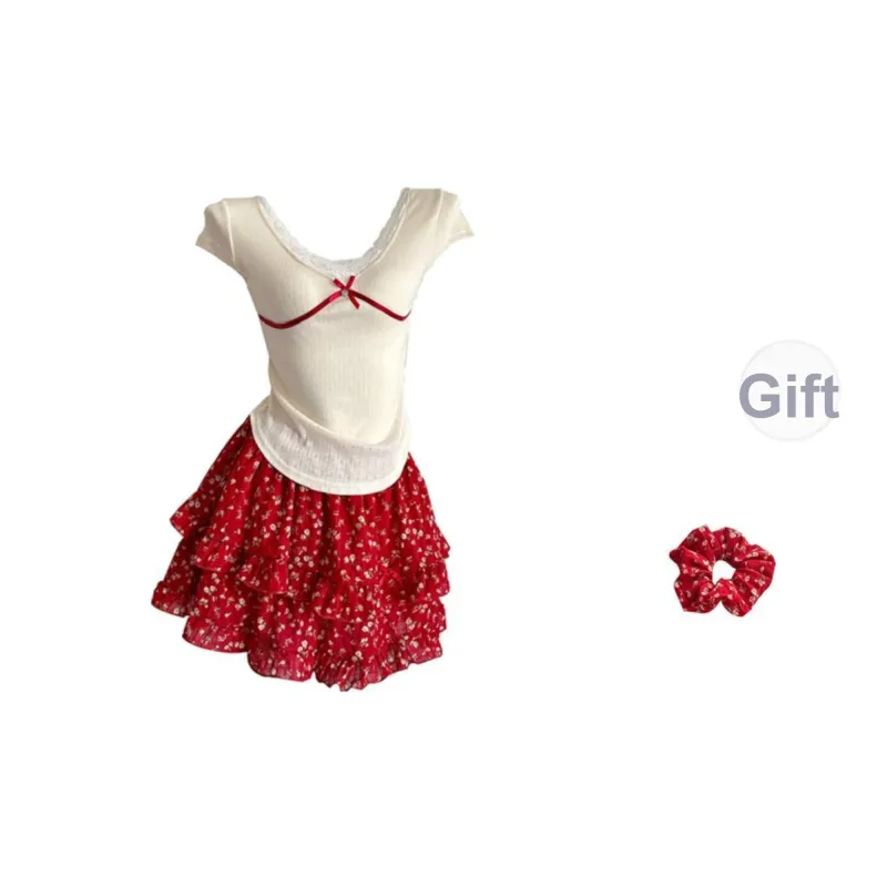 HUINIAN Two Piece Skirt Sets Women's-0