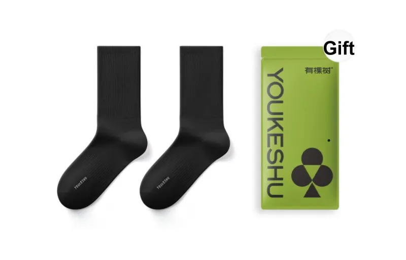 YOUKESHU Unisex Mid Calf Socks-25