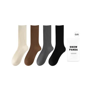 XXLLG Mid Calf Socks Women's Shopping Bag 4 Pack
