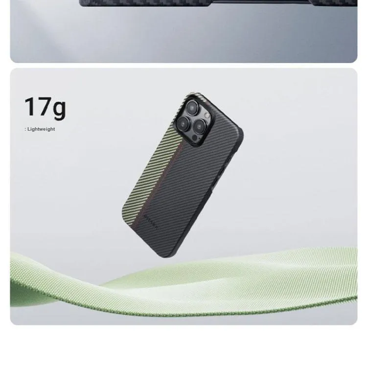 PITAKA Aramid Material MagSafe Magnetic Extra Thin Premium Extreme Phone Cases Compatibility With 15/16/Plus/Pro/Pro Ma-5