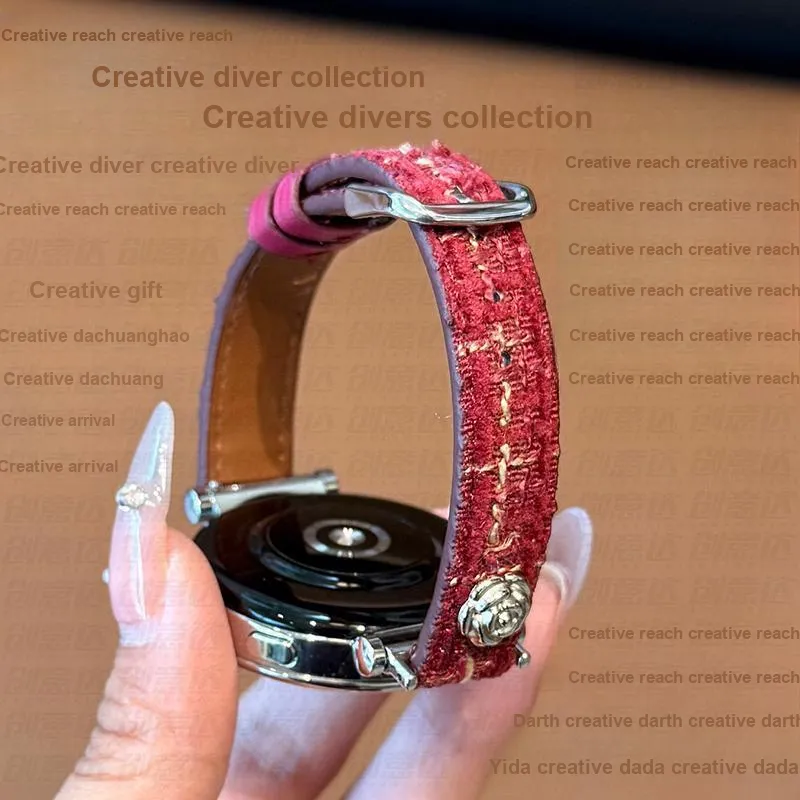 CHENSONG Huawei Compatibility Watch Band Woolen Material-1