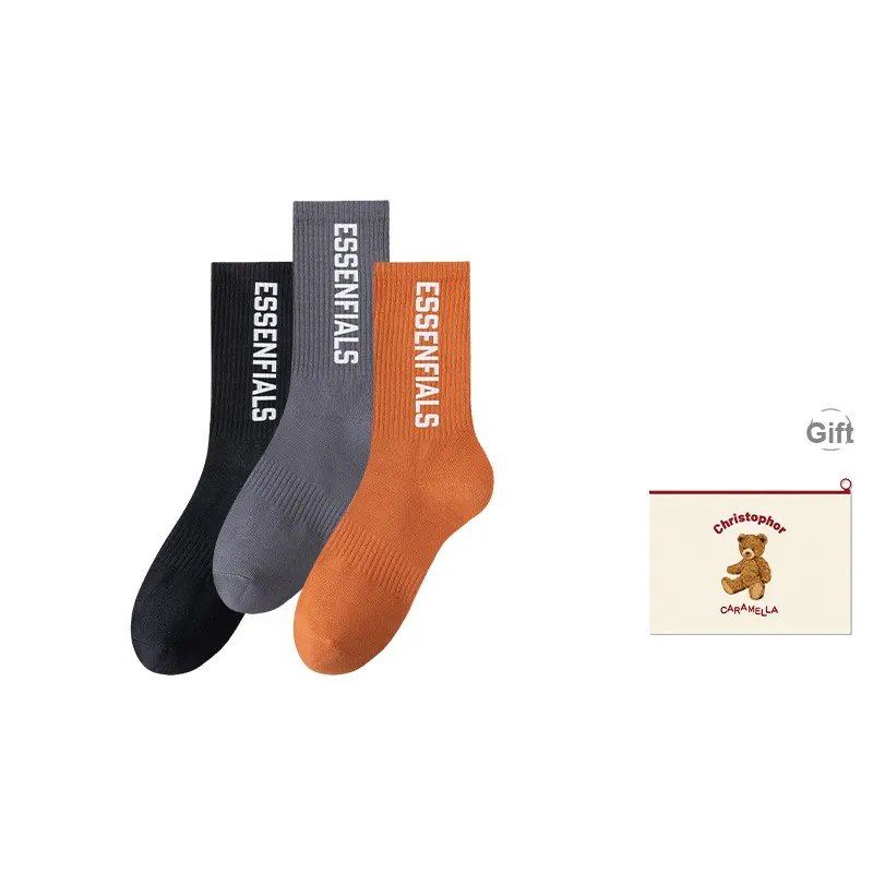 Caramella Mid Calf Socks Unisex Shopping Bag Combo-11
