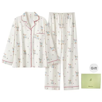 Maultiay Pajama Set Women's Gift Box Set White