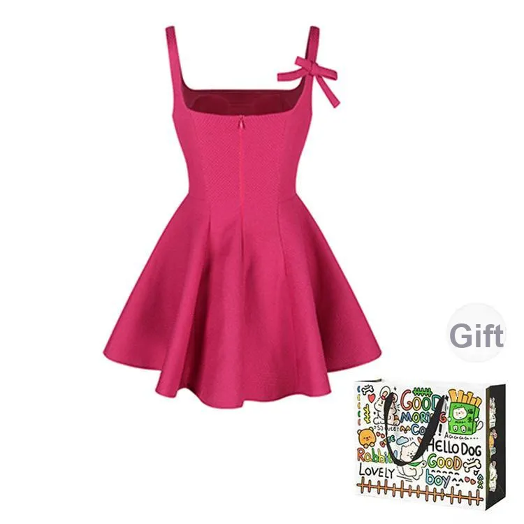 ZVJH Sleeveless Dresses Women's Fuchsia Shopping Bag-1