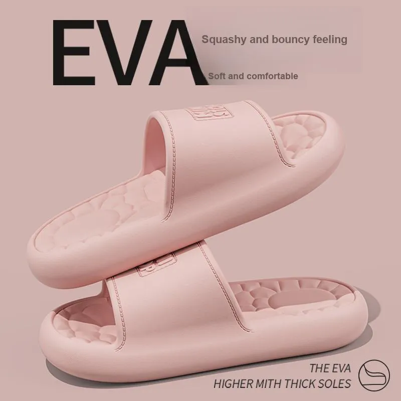 Foot Recreation Summer Comfortable Wave Slip Resistant Soft Home Slippers, Unisex-31